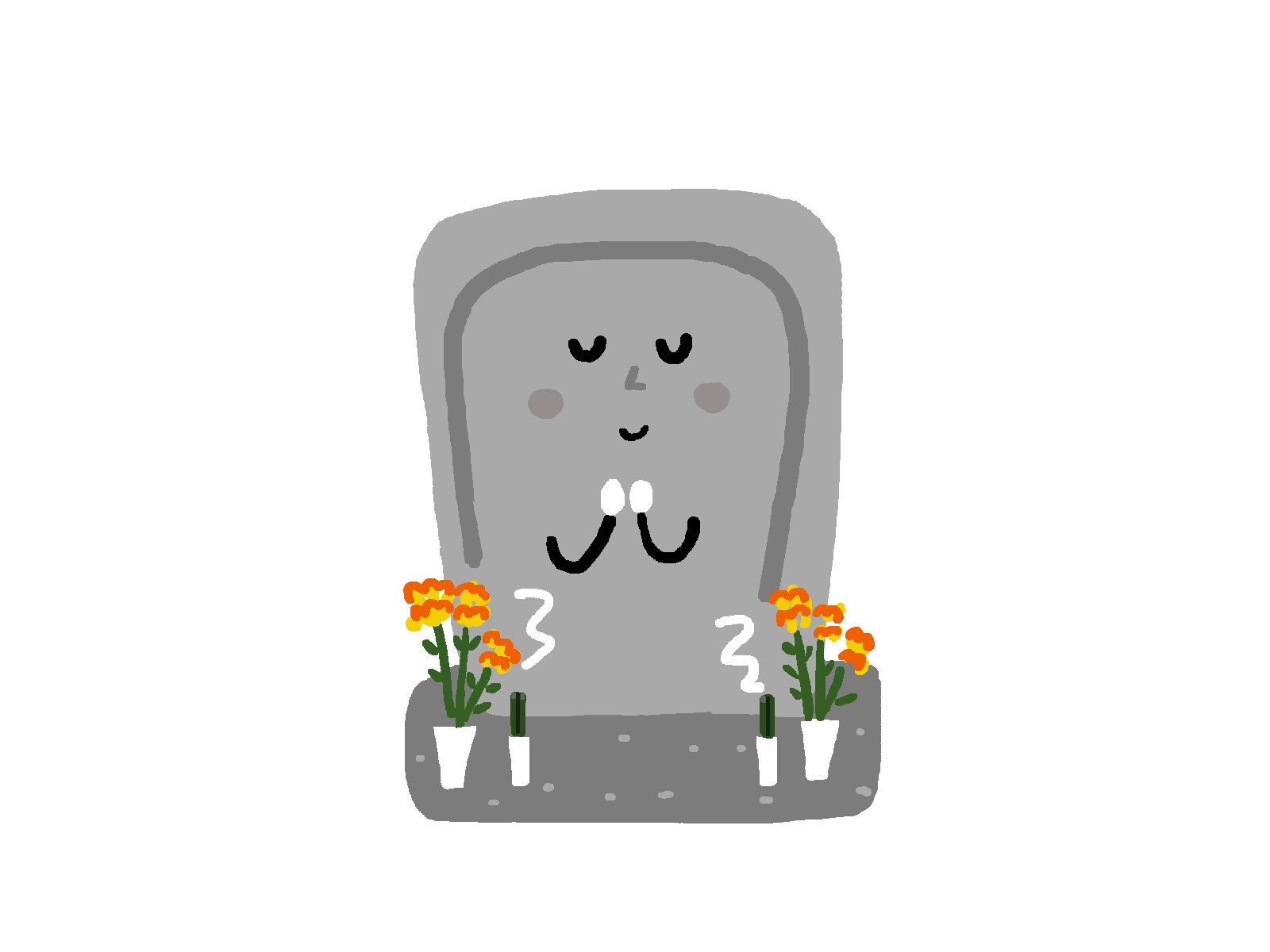 墓イラスト 墓イラスト